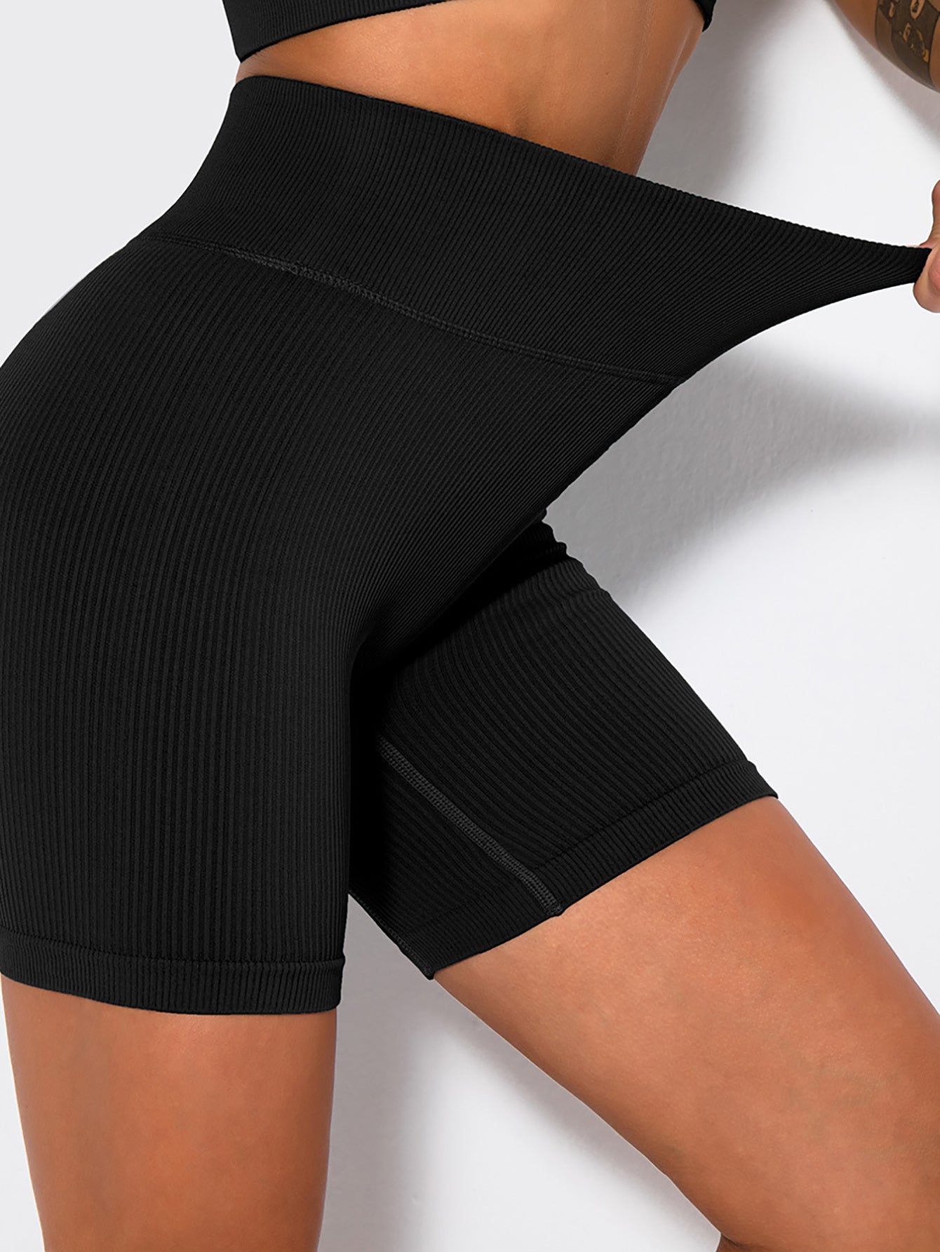 Sculpted Ribbed Biker Shorts – $18 | FORM//FIT