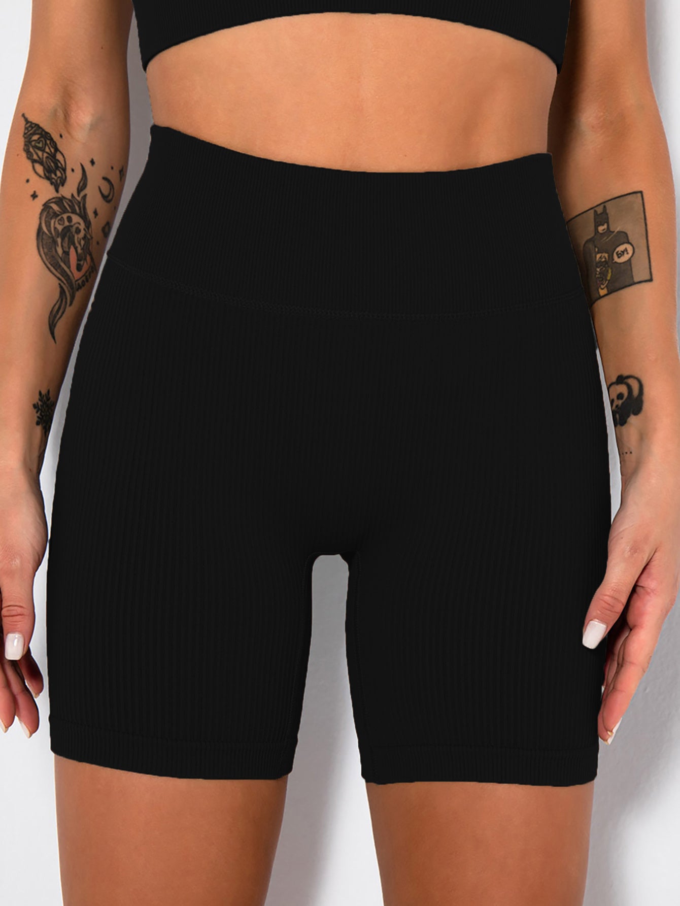 Sculpted Ribbed Biker Shorts – $18 | FORM//FIT