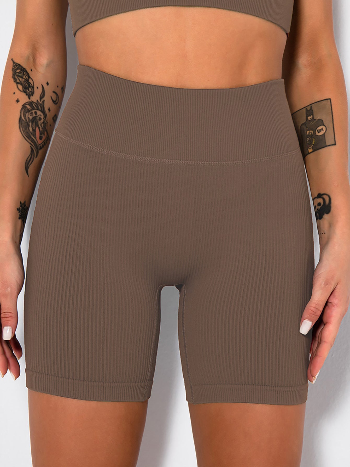 Sculpted Ribbed Biker Shorts – $18 | FORM//FIT