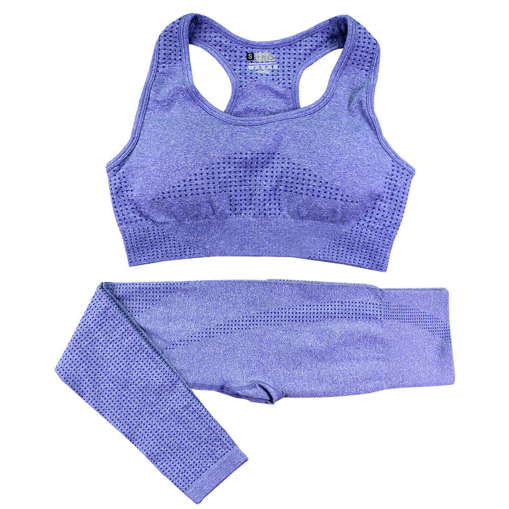 FORM//FIT Seamless Yoga Set – High-Waist Leggings + Ribbed Crop Top